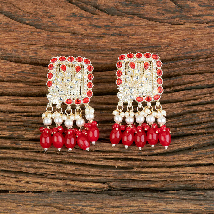 Indo Western Beads Earring With Gold Plating 110287