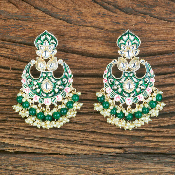 Indo Western Meenakari Earring With Gold Plating 110323