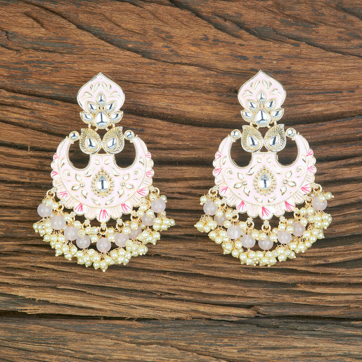 Indo Western Meenakari Earring With Gold Plating 110323