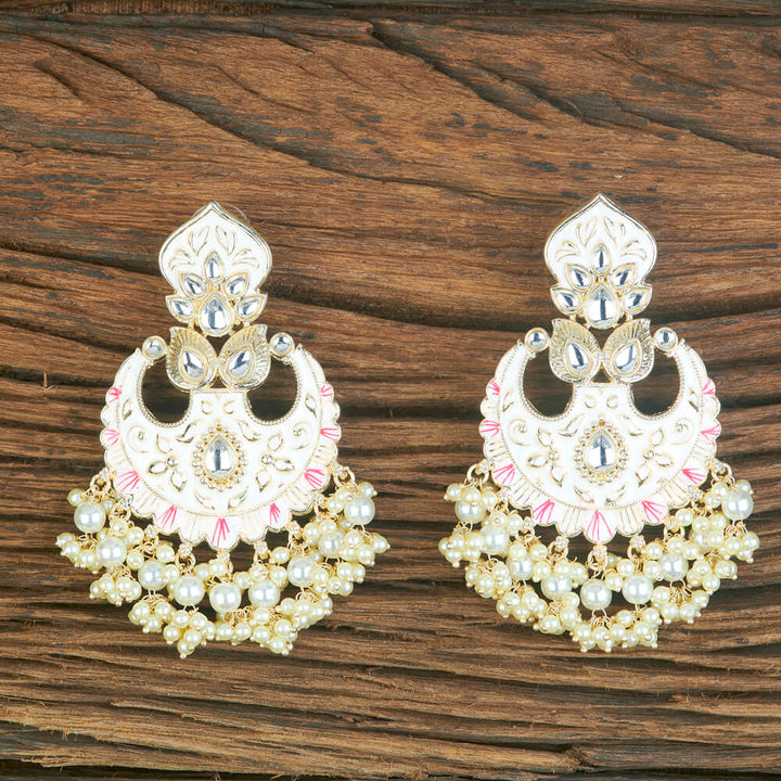 Indo Western Meenakari Earring With Gold Plating 110323