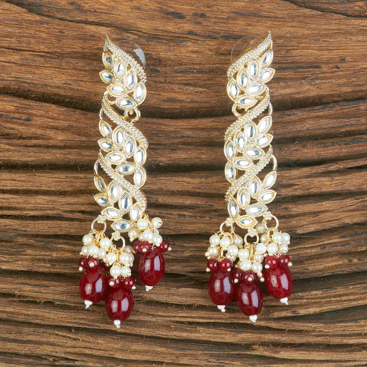 Indo Western Trendy Earring With Gold Plating 110338