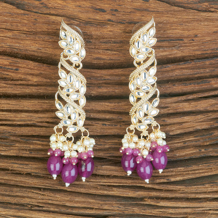 Indo Western Trendy Earring With Gold Plating 110338