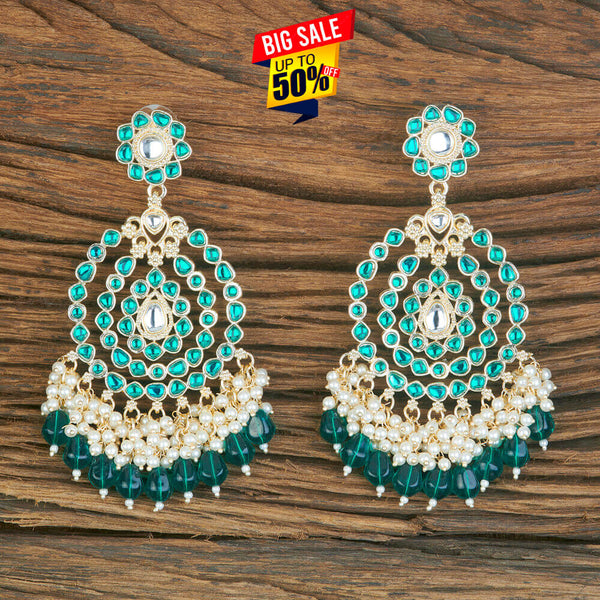 Indo Western Beads Earring With Gold Plating 110340