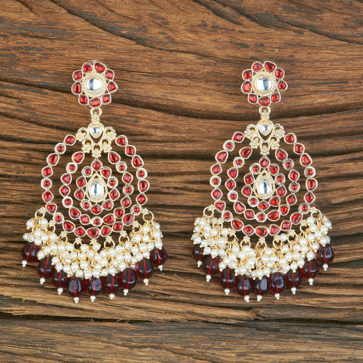 Indo Western Beads Earring With Gold Plating 110340