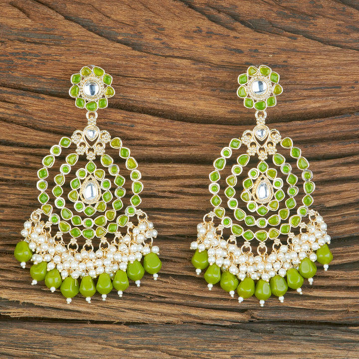 Indo Western Beads Earring With Gold Plating 110340