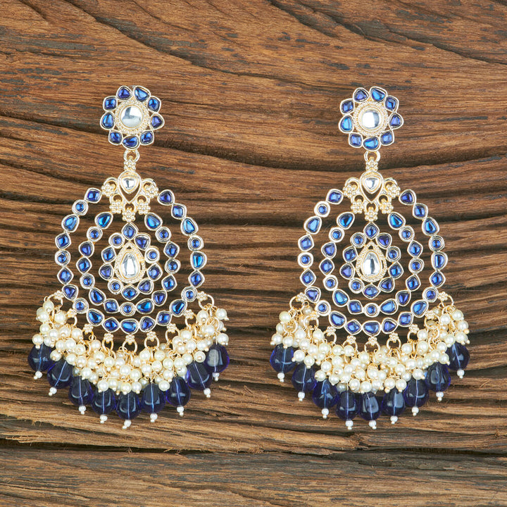 Indo Western Beads Earring With Gold Plating 110340