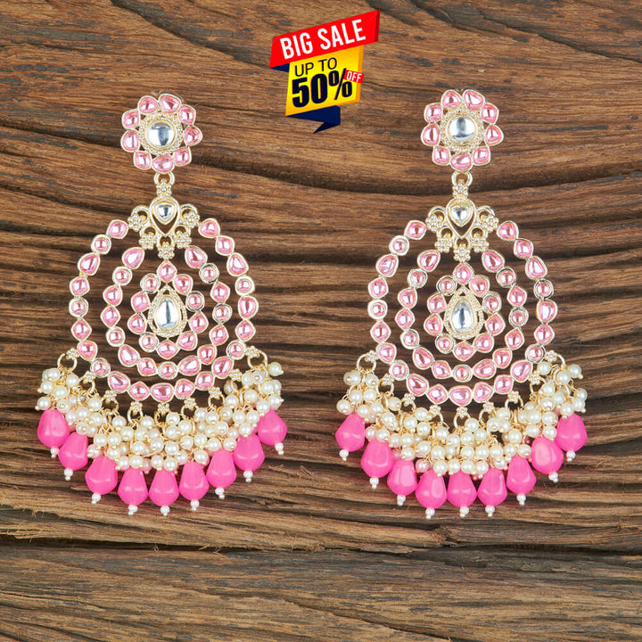 Indo Western Beads Earring With Gold Plating 110340