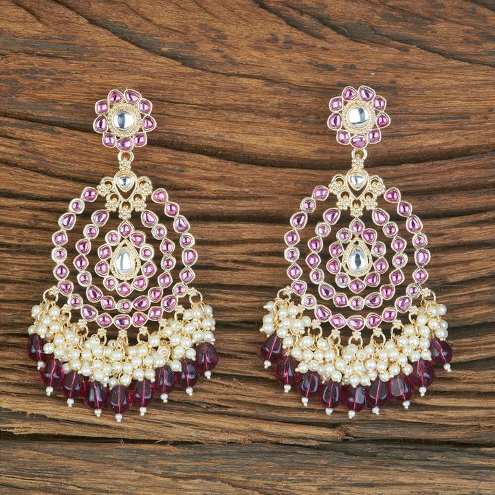 Indo Western Beads Earring With Gold Plating 110340