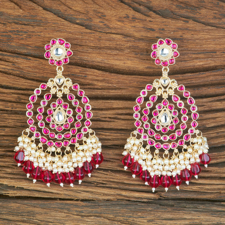 Indo Western Beads Earring With Gold Plating 110340