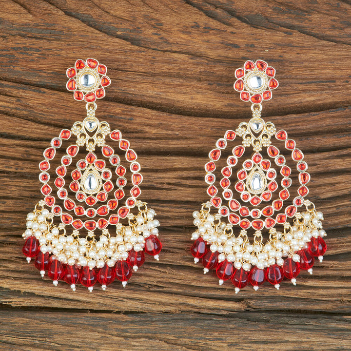 Indo Western Beads Earring With Gold Plating 110340