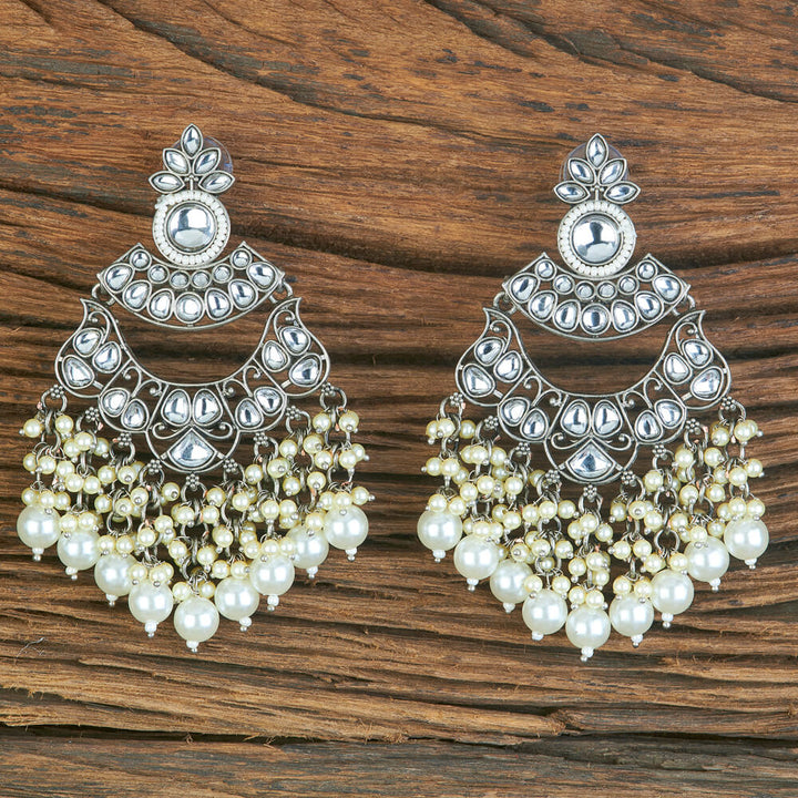 Indo Western Beads Earring With Oxidised Plating 110343