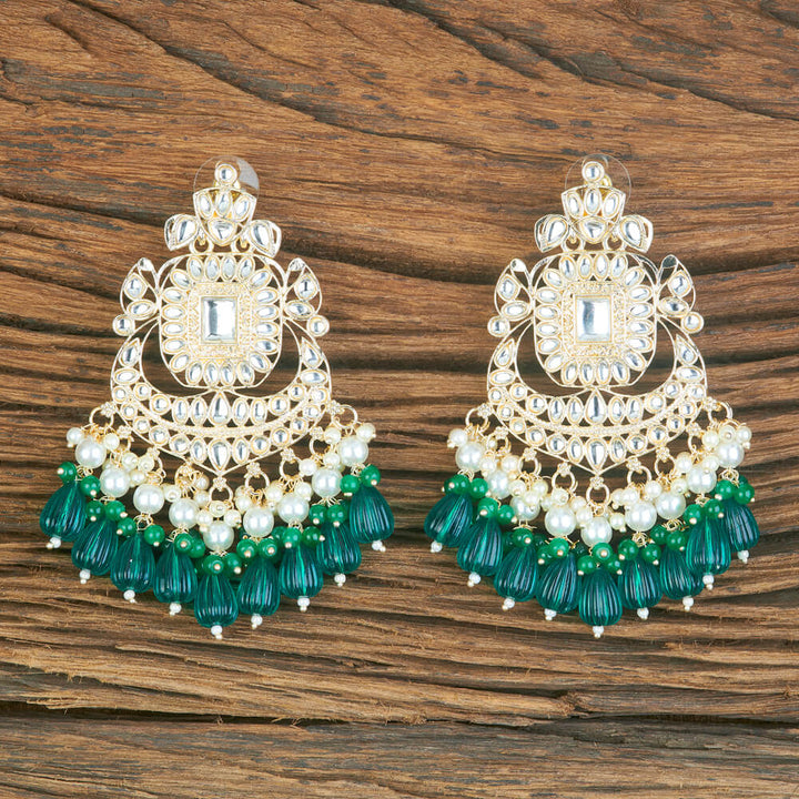 Indo Western Moti Earring With Gold Plating 110357