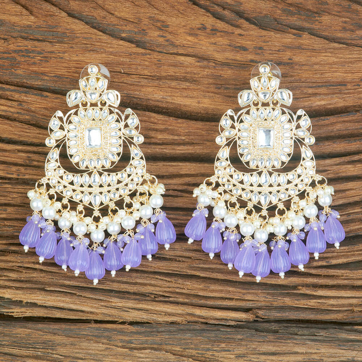 Indo Western Moti Earring With Gold Plating 110357