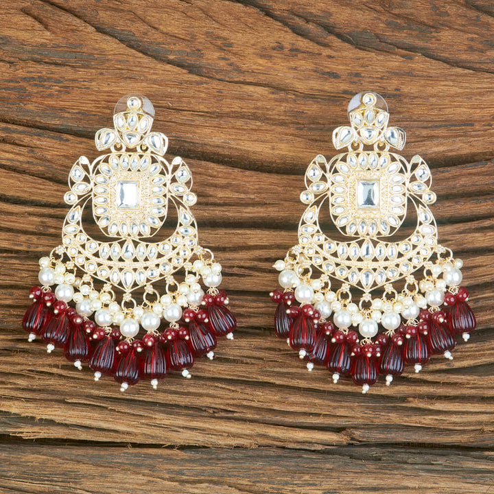 Indo Western Moti Earring With Gold Plating 110357