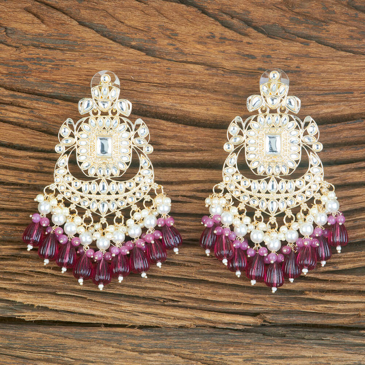 Indo Western Moti Earring With Gold Plating 110357