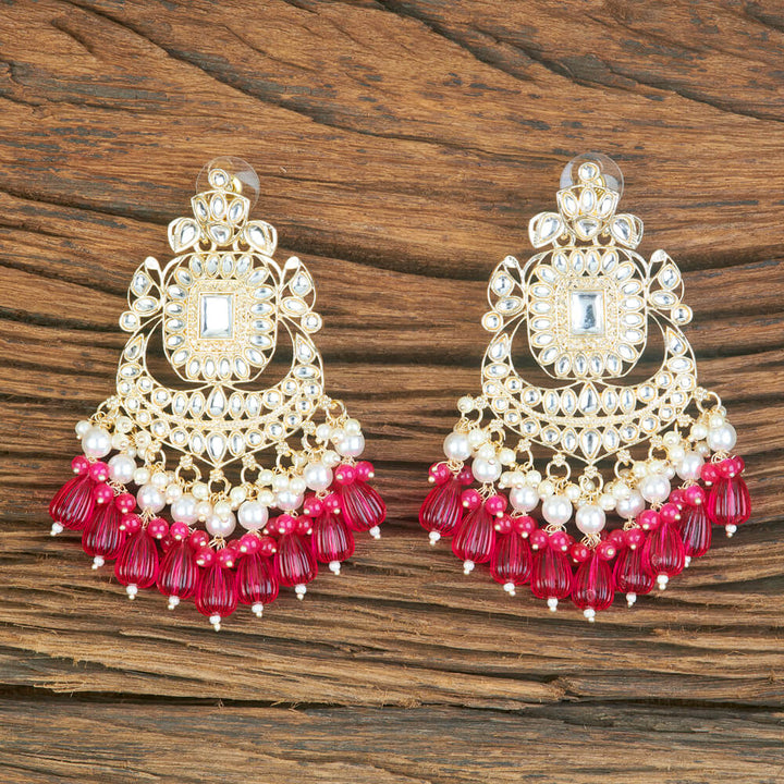 Indo Western Moti Earring With Gold Plating 110357