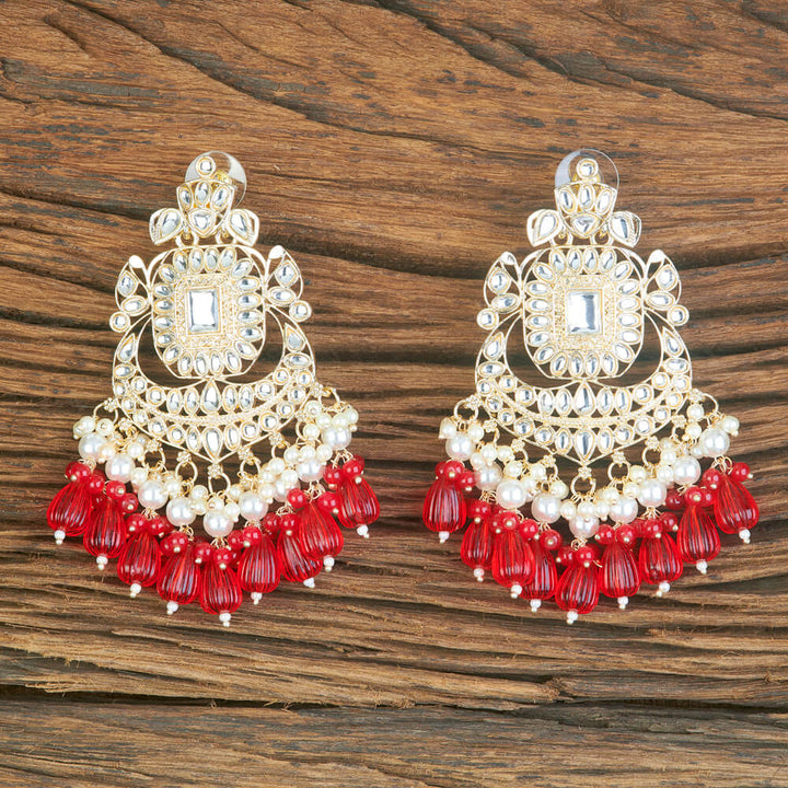 Indo Western Moti Earring With Gold Plating 110357