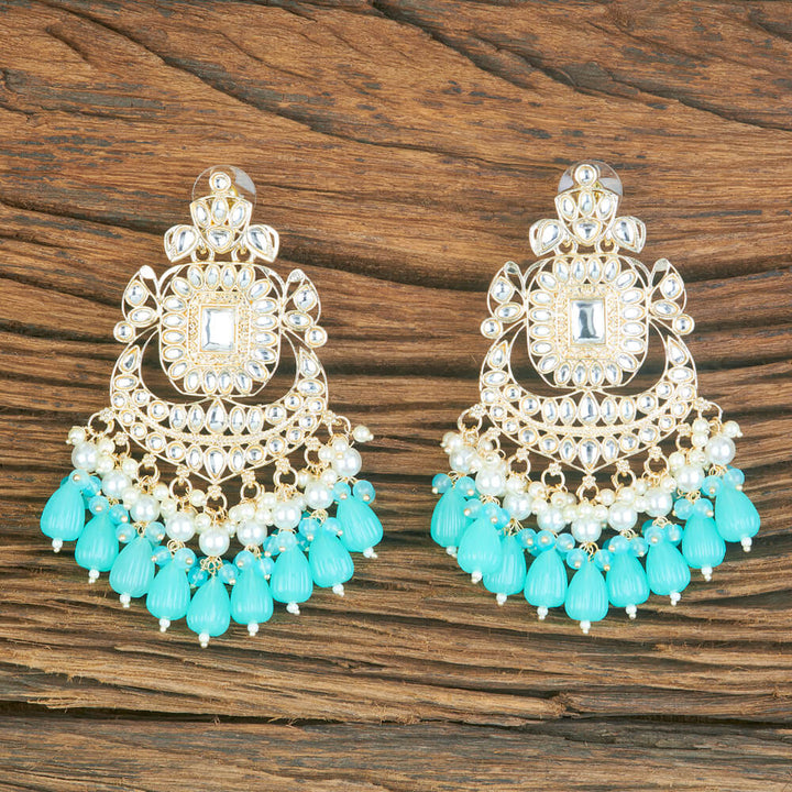 Indo Western Moti Earring With Gold Plating 110357