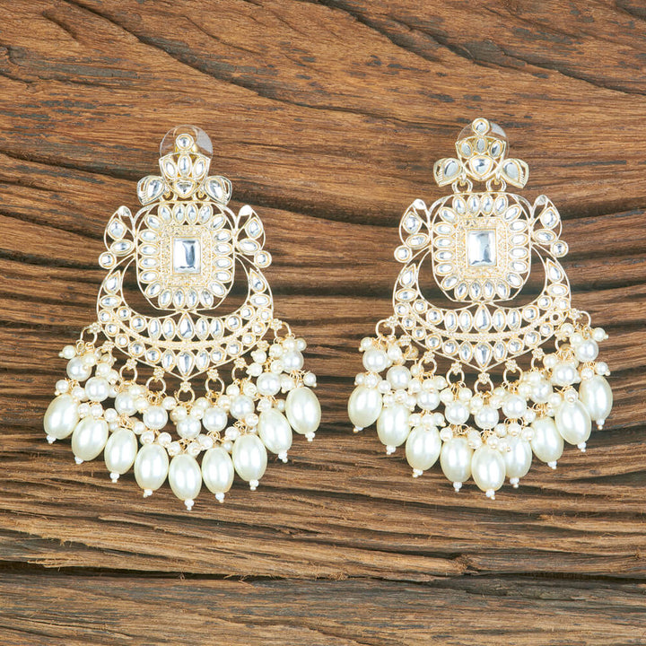 Indo Western Moti Earring With Gold Plating 110357