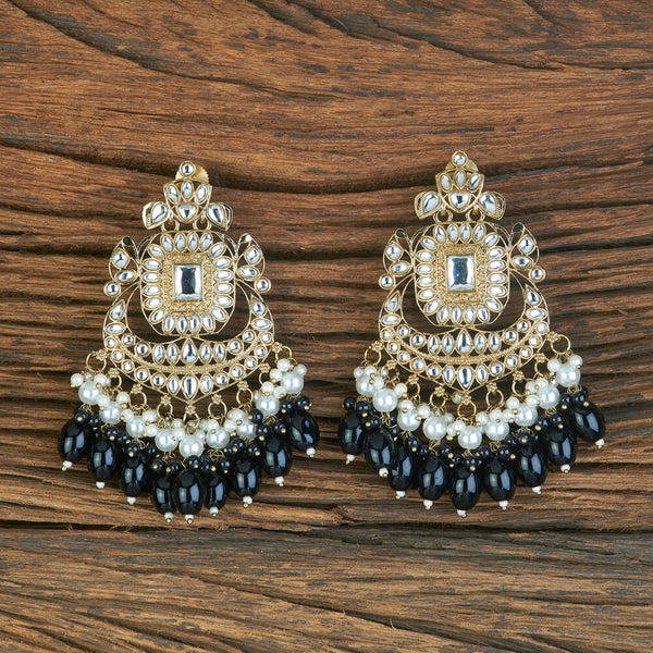 Indo Western Classic Earring With Mehndi Plating 110358