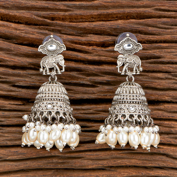 Indo Western Jhumki With Oxidised Plating 110376