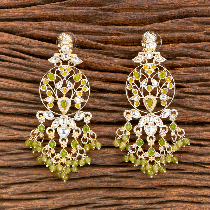 Indo Western Classic Earring With Gold Plating 110385