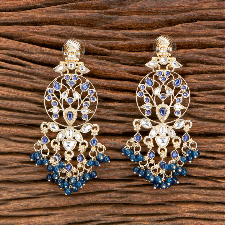 Indo Western Classic Earring With Gold Plating 110385