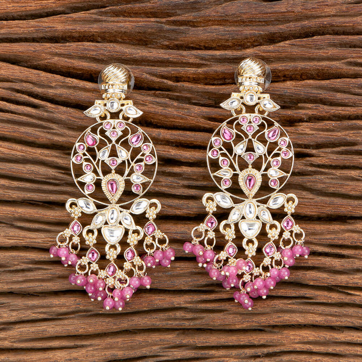 Indo Western Classic Earring With Gold Plating 110385