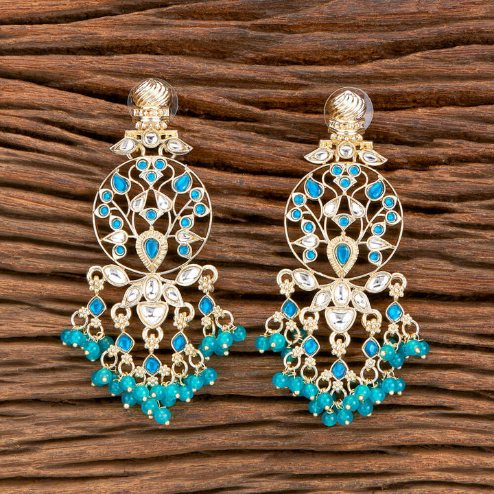 Indo Western Classic Earring With Gold Plating 110385