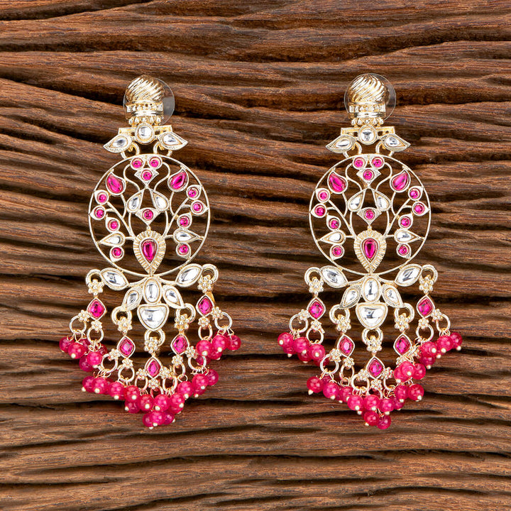 Indo Western Classic Earring With Gold Plating 110385