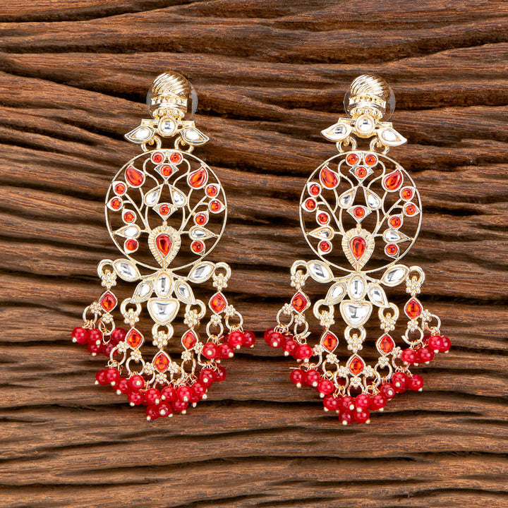 Indo Western Classic Earring With Gold Plating 110385