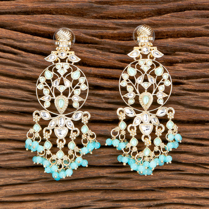 Indo Western Classic Earring With Gold Plating 110385