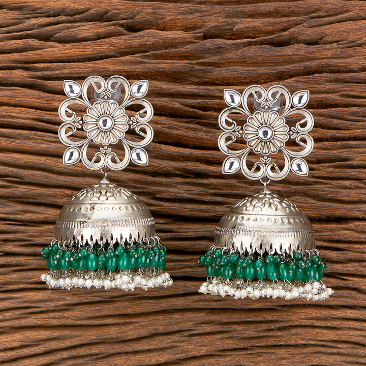 Indo Western Jhumki With Oxidised Plating 110445