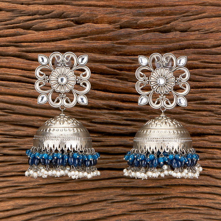 Indo Western Jhumki With Oxidised Plating 110445