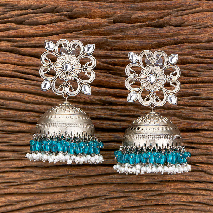 Indo Western Jhumki With Oxidised Plating 110445