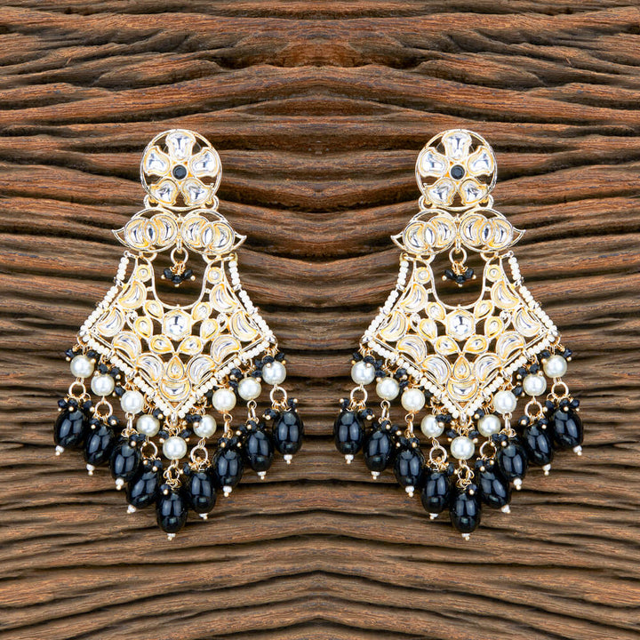 Indo Western Beads Earring With Gold Plating 110489