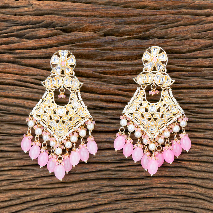 Indo Western Beads Earring With Gold Plating 110489