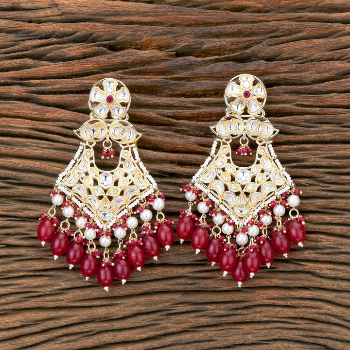 Indo Western Beads Earring With Gold Plating 110489