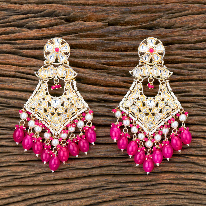 Indo Western Beads Earring With Gold Plating 110489