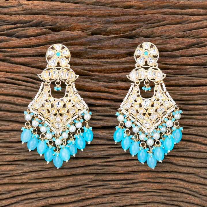 Indo Western Beads Earring With Gold Plating 110489