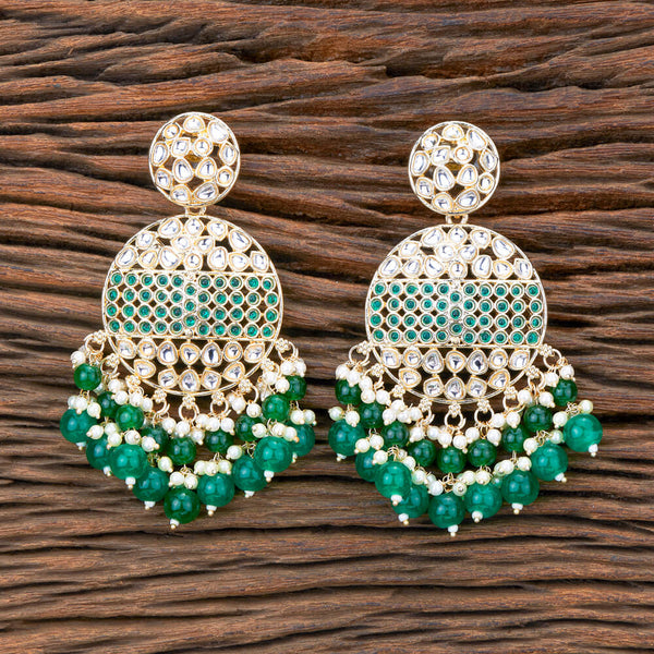 Indo Western Classic Earring With Gold Plating 110504