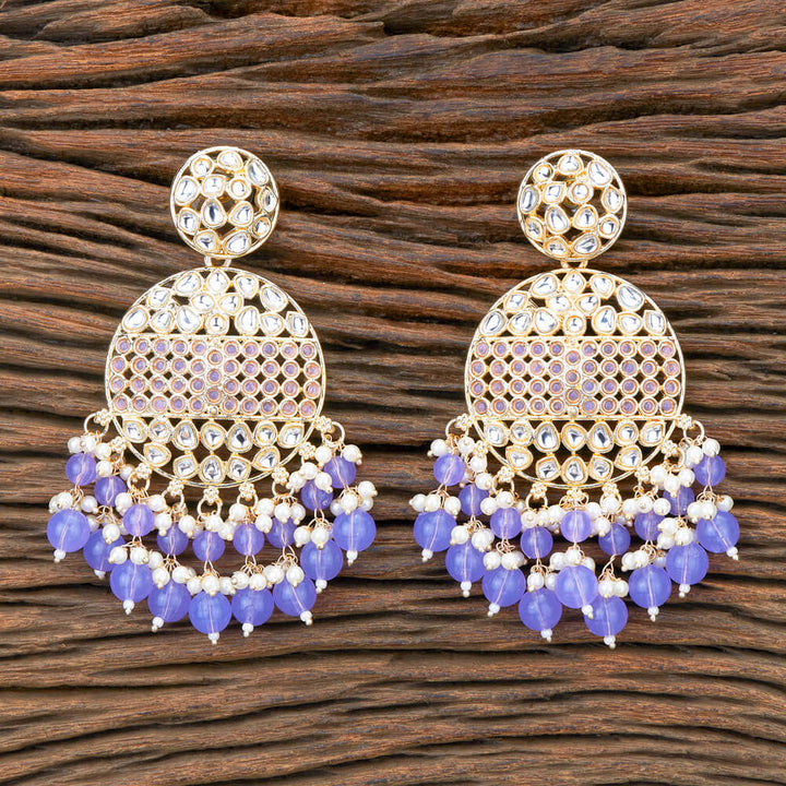 Indo Western Classic Earring With Gold Plating 110504