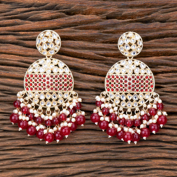 Indo Western Classic Earring With Gold Plating 110504