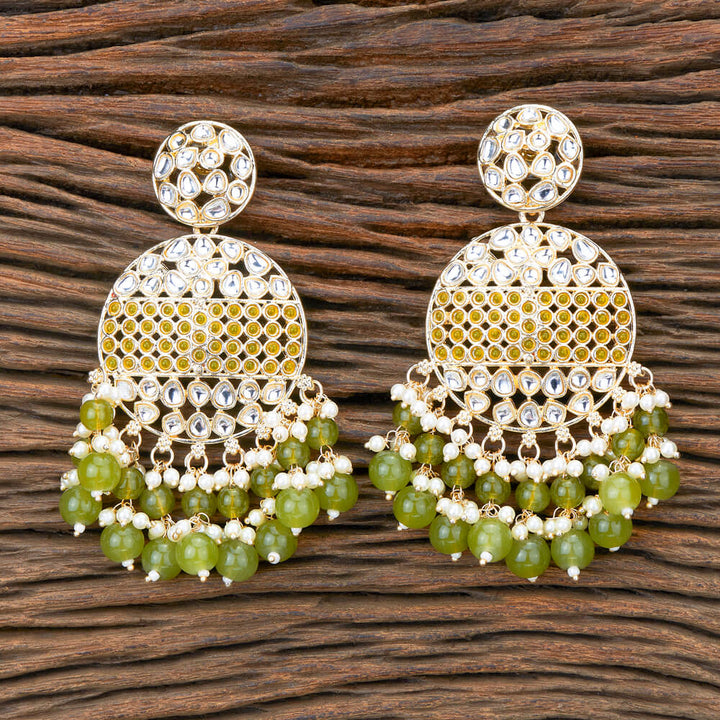 Indo Western Classic Earring With Gold Plating 110504