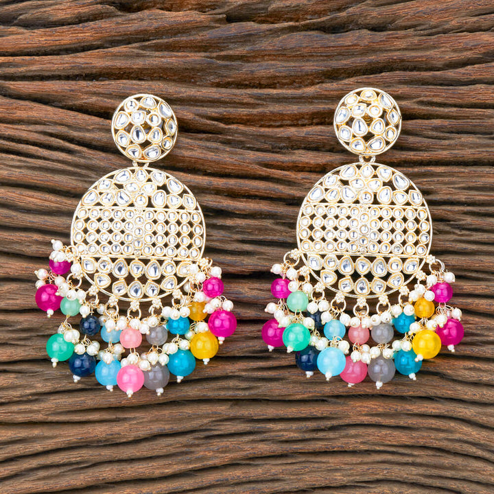 Indo Western Classic Earring With Gold Plating 110504