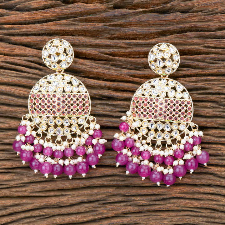 Indo Western Classic Earring With Gold Plating 110504