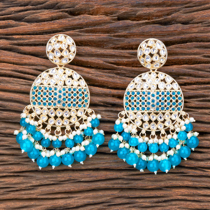 Indo Western Classic Earring With Gold Plating 110504