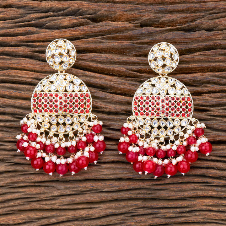 Indo Western Classic Earring With Gold Plating 110504