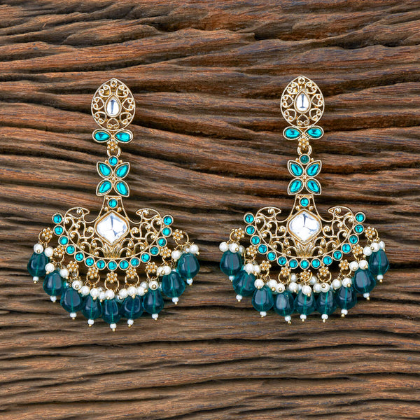 Indo Western Classic Earring With Mehndi Plating 110508