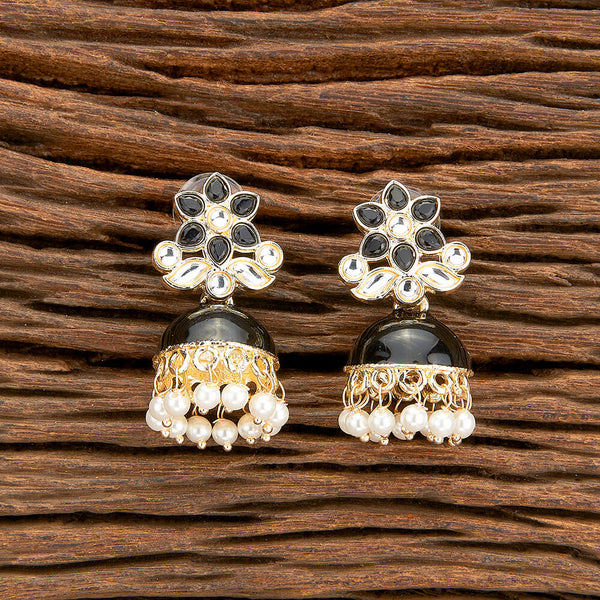 Indo Western Meenakari Earring With Gold Plating 110513